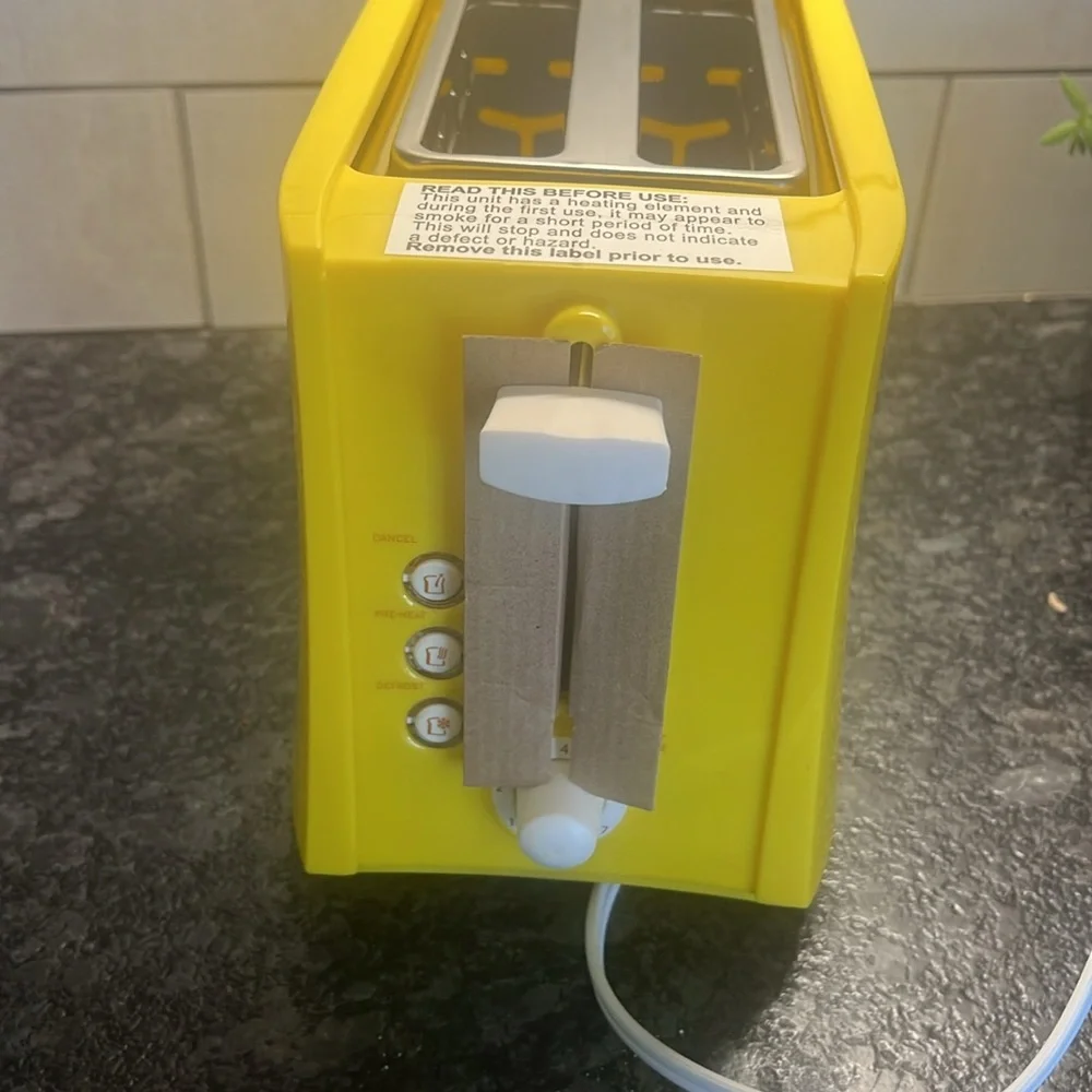 Nostalgia Yellow Grilled Cheese Sandwich Toaster